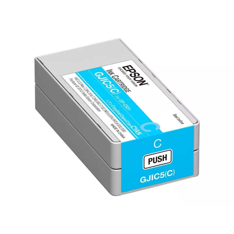 Epson GJIC5(C): Tindikassett printerile ColorWorks C831 (tsüaan) (miinimumtellimus 10 tk)