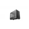 Arvutikorpus DeepCool CH160 PLUS Small Form Factor SFF ATX/mATX, karastatud klaas, USB-C, must