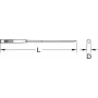 KS TOOLS ümar nõelviil, 3mm (140.3052)