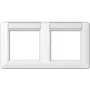 Jung AS 5820 NA WW valge seinakate, duroplast, 151,5×80,5 mm