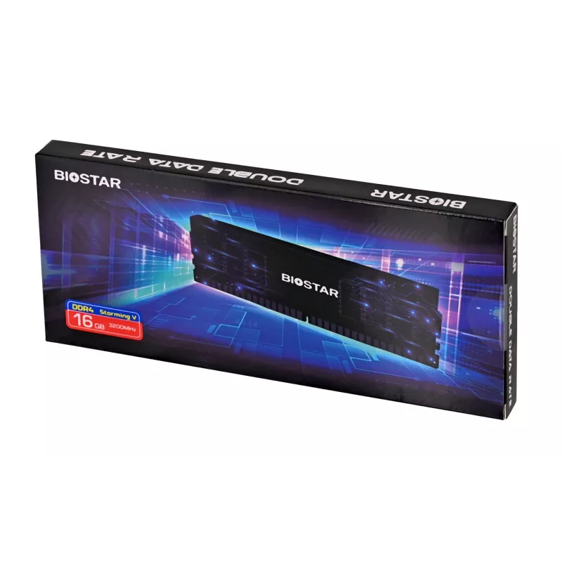 Lauaarvuti DDR4 RAM BIOSTAR 16GB 3200MHz jahutusradiaatoriga (mudel DO32NU4H16)