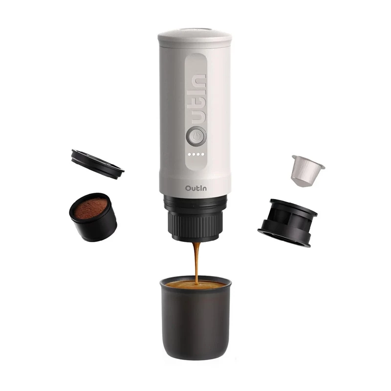 Kohvimasin Outin 670g Nano valge