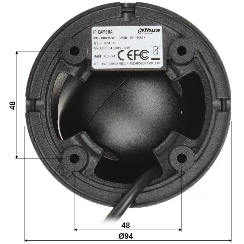 IP-kaamera DAHUA IPC-HDW1530T-0280B-S6-Must Must
