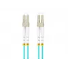 Fiiberoptiline kaabel LANBERG FO-LULU-MD31-0010-TQ 1 m OM3 LC–LC Aqua