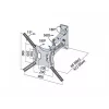 TB TV seinakinnitus TB-254E kuni 60 tolli 30 kg