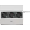 Brennenstuhl 1150070, 3 m, 3 vahelduvvooluväljundit, siseruumidesse, IP20, antratsiit, valge, 16 A