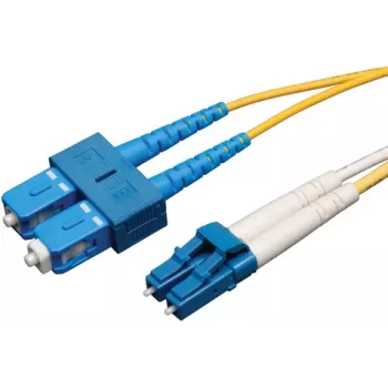 Eaton Tripp Lite Series Dupleksne ühemoodiline 9/125 fiiberoptiline ühenduskaabel (LC/SC), 3M (10 jalga) - Ühenduskaabel - LC ühemoodiline (M) SC ühemoodilisele (M) - 3 m - Fiiberoptiline - Dupleks - 9/1