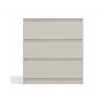 Kummut MALWA M3, top e shop – 3 sahtlit, 700×750×400 mm, puitlaastplaat, kašmiir-mattviimistlus