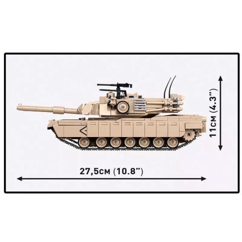 Ehituskomplekt Cobi M1A2 Abrams 1025 tükki mudel COBI-2632