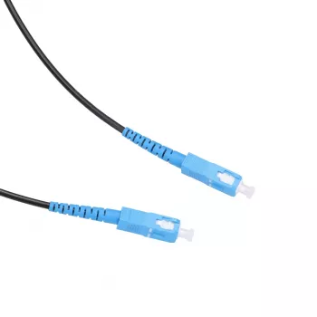Kiudoptiline patchcord Extralink SC/UPC – SC/UPC, ühemoodiline G.657.A2, simpleks, lame tilkk, 15 m