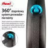 Sissetõmmatav koerarihm Flexi Must Design M — 5 m pikkus, linditüüp, max koormus 25 kg, ergonoomiline käepide