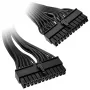 SILVERSTONE 24-pin ATX pikenduskaabel SST-PP06BE-MB35, 350 mm, must