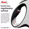 Flexi uus COMFORT 8 m must, hall koera sissetõmmatav jalutusrihm