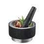 Mortar GEFU 35300 Must Roostevaba Teras Graniit 14 cm