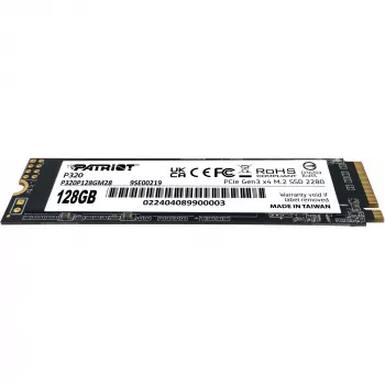 SSD-ketas Patriot P320 128 GB M.2 2280 PCIe 3.0 x4 NVMe