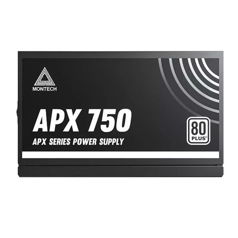 Montech APX750 toiteplokk 750 W 20+4 pin ATX ATX Must