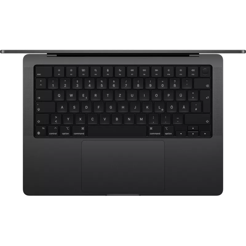 MacBook Pro 14 M4 Max, Space Black, M4 Max (14-CPU/32-GPU), 36GB, 1TB, saksa, 96W USB-C toiteadapter, MX2K3D/A