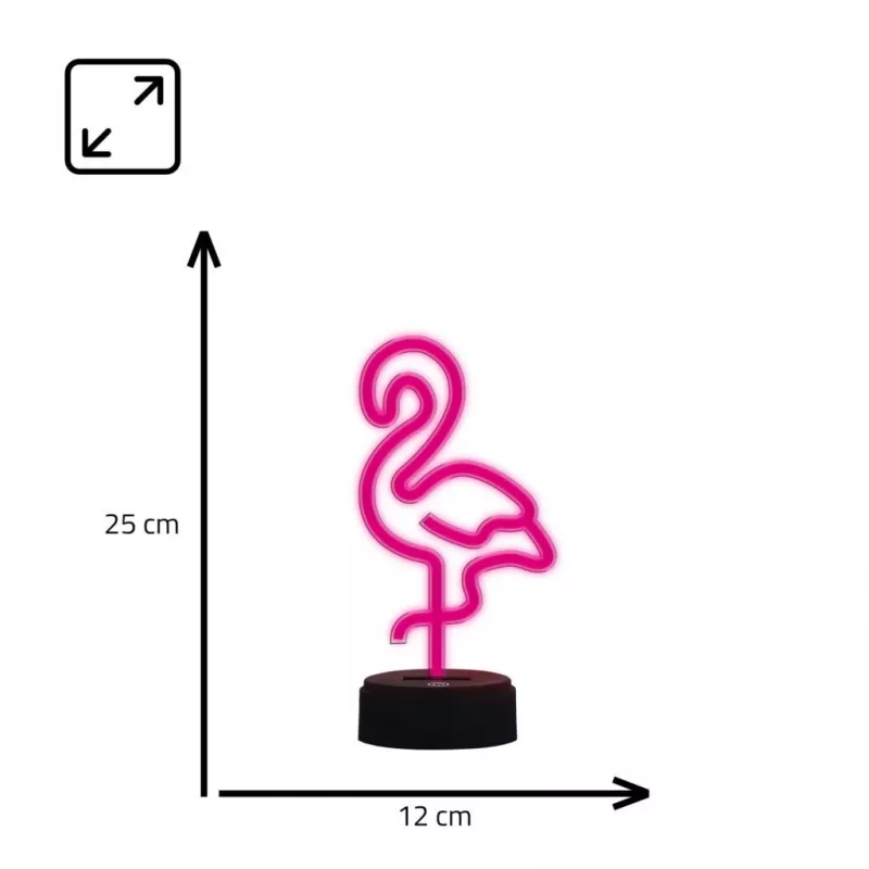 Dekoratiivne LED-laudlamp MANTA SNL79PK roosa flamingo - LED-dekoratiivvalgusti