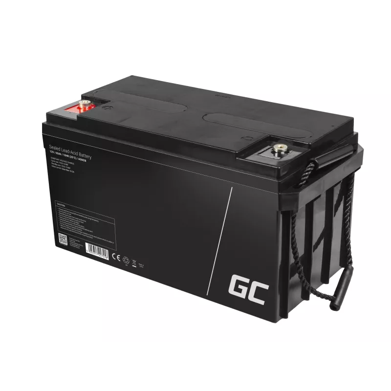 Aku roheline Cell AGM28 tööstuslik laetav suletud pliiaku (VRLA) 12 V 65000 mAh, 1 tk, 20 kg