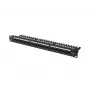 PATCH PANEL 24 PORT 1U 19 CAT.6A UTP WITH kaabel ORGANIZER Must LANBERG