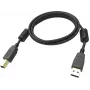Vision Professional - USB-kaabel - USB (M) USB Type B (M) - USB 2.0 - 2 m - Must