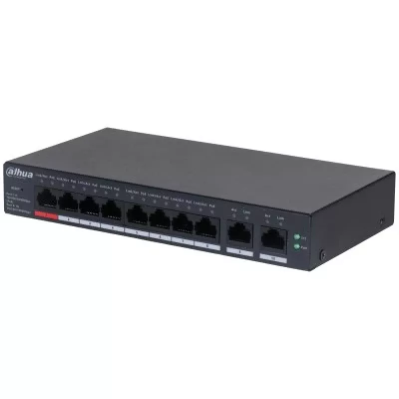 Dahua Technology DH-CS4010-8GT-110 võrgukommutaator hallatav L2 Gigabit Ethernet (10/100/1000) Power over Ethernet (PoE) must