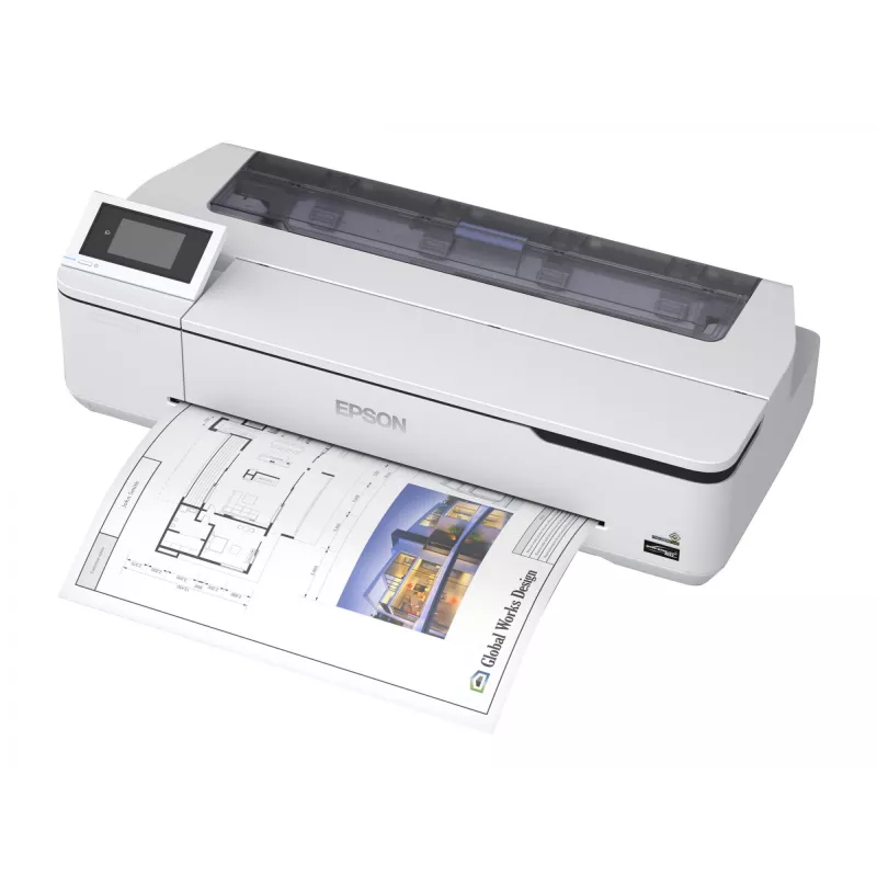 Epson SureColor SC-T3100N, tindiprinter, 2400 x 1200 DPI, ESC/P-R, HP-GL/2, HP-RTL, must, tsüaan, kollane, magenta, PrecisionCore, A1 (594 x 841 mm)