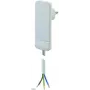 Bachmann H05VV-F 3G - toitekaabel - 1,5 m - lame - valge