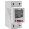 DIN-liistule paigaldatav WiFi-relee QOLTEC 50990, ühe kanaliga, 63A lülitusvõime elektrimõõtmiseks ja kaugjuhtimiseks