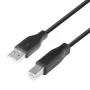 TB USB AM-BM kaabel 1.8 Must (AKTBXKU1PABW18B)
