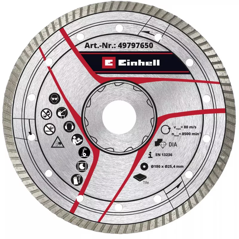KWB Turbo teemantlõikeketas Ø 180 x 25,4 x 2,6 mm