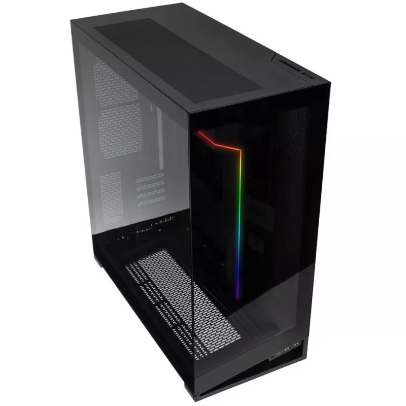 PHANTEKS NV Series NV7 E-ATX-korpus, karastatud klaas, ARGB - must & M25 Gen2 PWM D-RGB ventilaatori 3-ne pakk - pööratud labadega, 140mm + DRGB komplekt