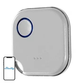 Shelly Blu Button1 BB_W Bluetooth-lüliti ja hämardi, valge