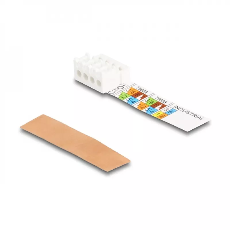 DeLOCK RJ45-pistik, monteeritav Cat.6A, kaablitihendi ja tolmukattega