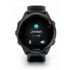 Nutikell GARMIN Forerunner 570 — 47 mm, hall alumiiniumkorpus, poolläbipaistev must silikoonrihm