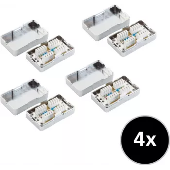 Võrgupikenduskomplekt ShiverPeaks 75001-SET4 Cat. 6 4‑Pack