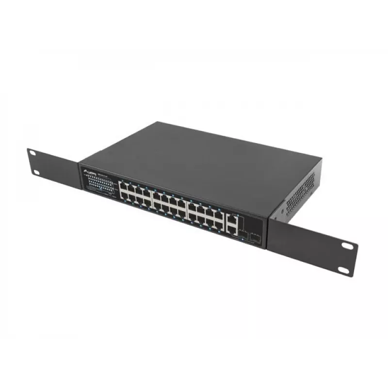 Lanberg RSFE-24P-2C-250 võrgulüliti, haldamata, Gigabit Ethernet (10/