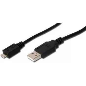 Digitus 1,8 m USB 2.0 kaabel USB A–Micro-USB A, must