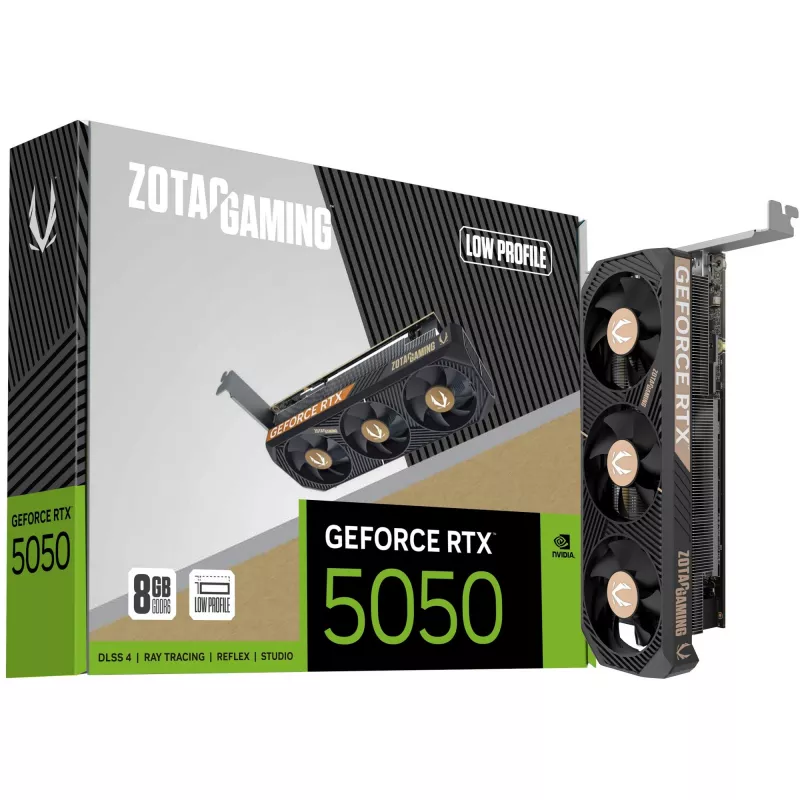 ZOTAC GeForce RTX 5050 Low Profile 8GB GDDR6 graafikakaart
