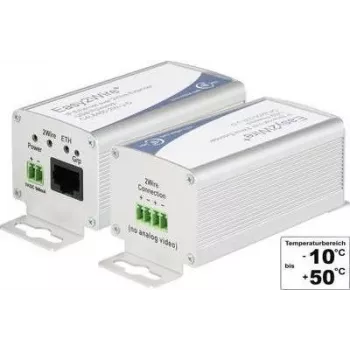 Võrgulaienduskomplekt Renkforce RF-2982884, 2 porti, 2-sooneline, ulatus kuni 400 m