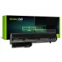 Green Cell - sülearvuti aku (ühilduv mudelitega: HP RW556AA, HP HSTNN-C48C) - liitiumioon - 6 elementi - 4400 mAh - must - HP 2510p, Business Notebook nc2400, EliteBook 2530p jaoks