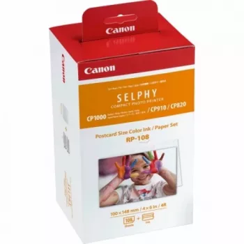 Canon 8568B001 RP-108 värvilise tindi kassett + 100x148 mm paberikomplekt 108 lehte (SPEC)
