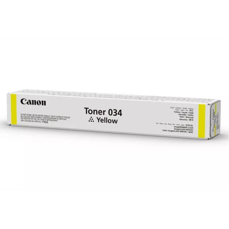 Canon 034 toonerikassett 1 tk Originaal Kollane