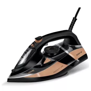 Steam iron MPM MZE-24/C — 3000 W, ceramic soleplate, 0.3 L water tank, 190 g/min steam boost