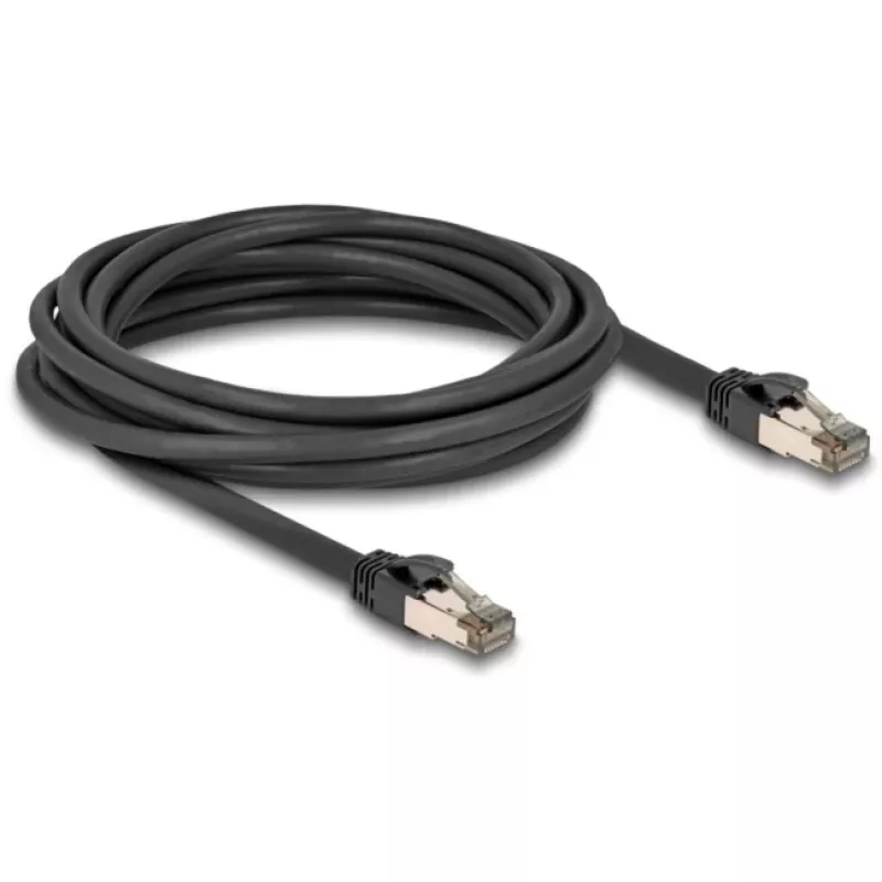 DeLOCK RJ45 võrgukaabel Cat.6A 5m Must