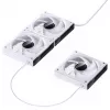 Jahutusventilaator Jonsbo ZK-120W 3in1 A-RGB valge — 120 mm, A-RGB valgustus