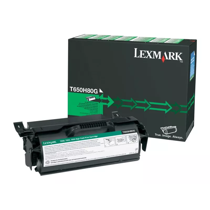 Toner Lexmark T650H80G 30000 lehekülge must