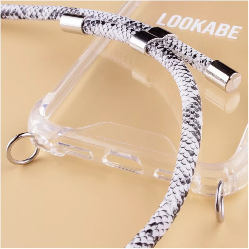 Kaelakee Lookabe Snake Edition iPhone X/Xs jaoks — hõbedane ripatsist lisavarustus
