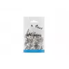 LANBERG RJ-45 juhtmepistik PLS-6000 Cat6 F/UTP läbipaistev valge, 100 tk pakend