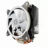Õhkjahuti Gembird CPU-HURACAN-ARGB-X130 12 cm must valge